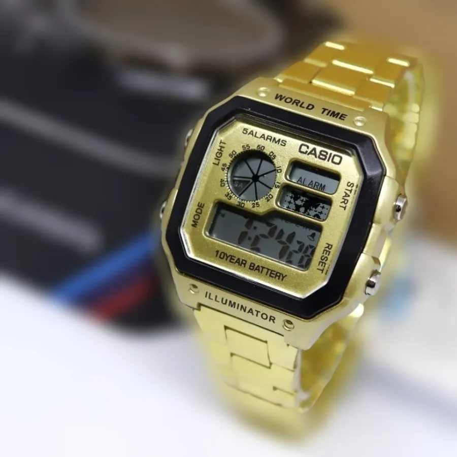 Casio Watch Harga Jam Casio Illuminator Gold SERBA GROSIR