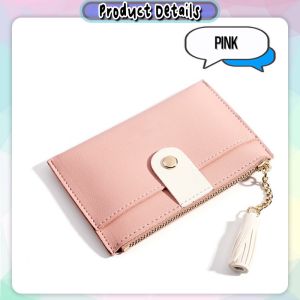 [Blink] Korea Pouch Bag Short Cardful Wallet Zip Mini Bags Womens Purse Travel Bags 迷你钱包卡包 Dompet Mini - SO41
