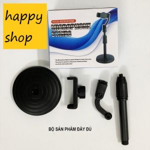 Giá đỡ điện thoại Livestream để bàn kẹp chống lưng xoay 360 Kệ Loại 1 Nặng 300g - Happy Shop