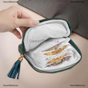 [COD] SweetBabiese 5-Hai Lớp Lưu Trữ Đồ Trang Sức Túi Nhung Đồ Trang Sức Pouch Túi Cho Đồng Hồ Vòng Đeo Tay Nhẫn Bông Tai Du Lịch Xách Tay Đồ Trang Sức Trường Hợp