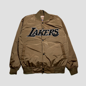 Jaket Varsity Basketball Casual Vintage Pria Wanita Hitam Parasut Full Bordir - Akar Official Store