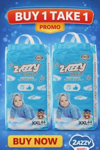 [B1T1] ZAZZY BANJO Double XL 44 pcs Diaper Pants Free Shipping