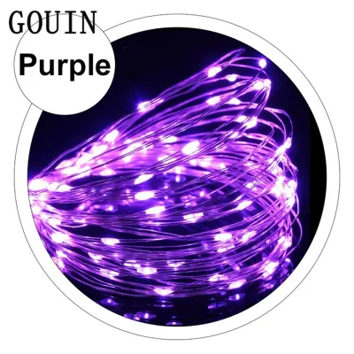 GOUIN 2M 3M 5M 10M 20M 20/30/50/100/200 LED USB Mini LED Copper Wire String Fairy Lights Christmas Wedding Party Decorative Lights
