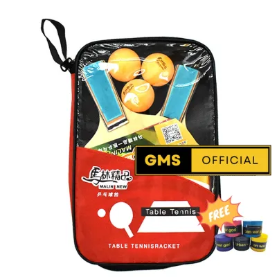 FREE Roll Grip 🎁 Ping Pong Racket Professional Table Tennis Long Handle Shake Hand Grip Bat Paddle PingPong
