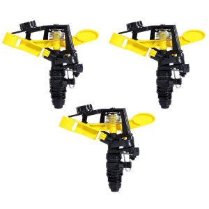 สปริงเกอร์แบบหมุนได้360 ° สปริงเกอร์สนามหญ้าในสวนโยกหัวฉีด1/2 "ด้ายอินเตอร์เฟซสำหรับหยดน้ำชลประทานในฟาร์มในสวน