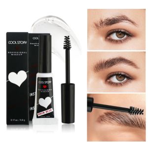 Eyebrow Shaping Gel Transparent Waterproof Eyebrow Shaping Gel Natural Long Lasting 3D Eyebrow Enhancers