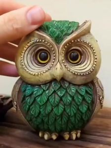 【Ship in 24H】新款北欧风复古猫头鹰东南亚动物家居欧式摆件客厅玄关书桌装饰品Nordic Style Retro Owl Southeast Asian Animal Home European Decoration