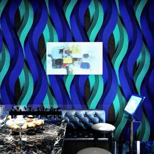168 3D Geometric Waterproof Self-Adhesive Wallpaper Wallpaper Dormitory Bedroom Living Room PVC Furniture Renovation Sticker Wallpaper Sticker (10m x 45cm)