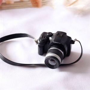 MIRACLE HOME STORE Accessories Children Gift 1/12 Doll Retro BJD Plastic Toy Miniature Digital Camera Mini Doll Camera Doll SLR Camera Dollhouse Miniature Camera