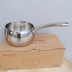 Quánh inox 10 cm quánh inox CHOCKMEN CKM323 quánh 10 cm xoong nấu bột nồi nấu đồ ăn dặm cho bé nồi bé CHOCKEM