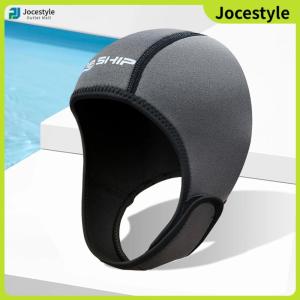 [Jocestyle]2mm Neoprene Dive Hood Scuba Diving Hood Stretchable Swim Cap Thermal Hood Surfing Head Cover for Snorkeling Sailing