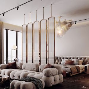 Custom Divider with Frosted Glass Divider/Pembahagi Hiasan dengan Frosted Glass dan Frame