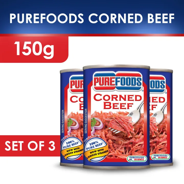 Purefoods Corned Beef (150g) Set of 3 | Lazada Philippines