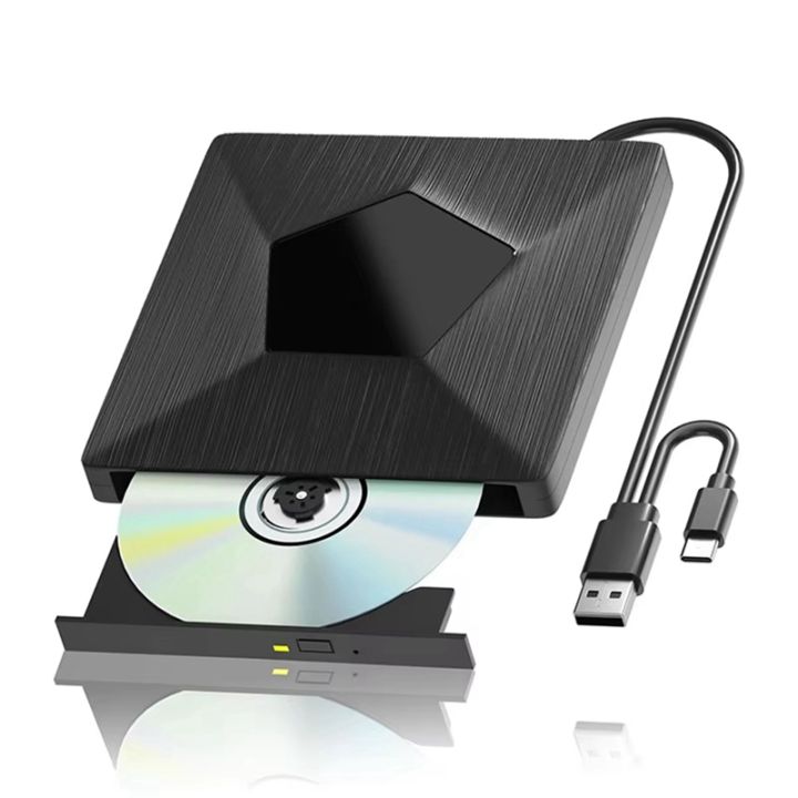 Bluray Drive Burner External 3D Portable BD/CD/DVD Optical Drive Player ...