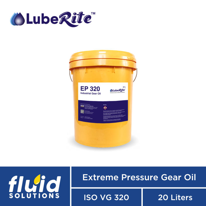 LubeRite EP 320 Extreme Pressure ISO VG 320 Gear Oil 20L Lazada PH