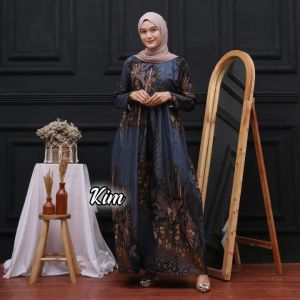 GAMIS BATIK WANITA STANDAR JUMBO TERMURAH DILAZADA - GAMIS Busui BATIK KONDANGAN TERBARU 2024