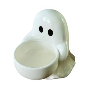 RGFV Phim hoạt hình Nến ma Halloween Nhựa Gothic Giá đỡ nến ma Halloween Bầu không khí Trang trí Hộp đựng đồ ăn nhẹ dành cho gia đình
