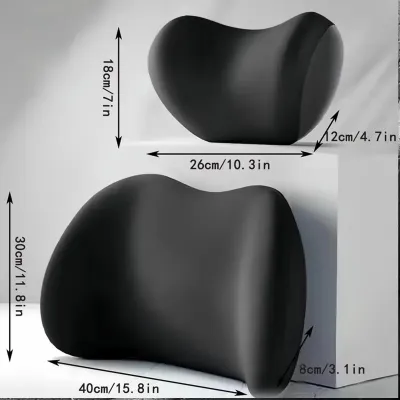 DIODIY Car Neck Pillow Headrest Cushions Waist Pillow Universal Car Neck Pillow Interior Accessories