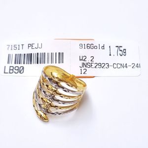 JIN JING CINCIN DESGIN 2C SIZE 12-21 EMAS 916 TULEN 1.75g-2.03g