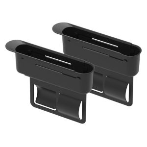 GUDAN 1/2pcs Scalable Car Seat Gap Storage Box Phone Key Organizer Retractable Car Seat Gap Filler Car Seat Slot Expansion Practical Car Interior Accessories for Mobile Key Card