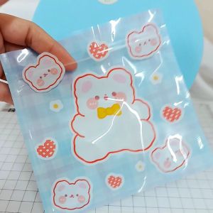 🎁小礼品包装袋 口罩收纳袋 可爱卡通自封袋子 Ziplock Bag Candy Cookies Mask Zipper Storage Resealable Sealed Gift Zip Bag DC616 DND