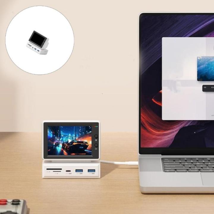 Usb Screen Rectangular Multi Functional 3.5 Inch IPS Mini Screen USB Reader Real Time Data ...