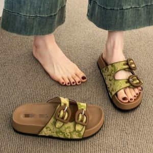 [Free Shipping] Thick-Soled Sandals For Women Summer Outdoor Wear 2026 New Style Perfect With Dresses Soft-Soled Beach Sandals