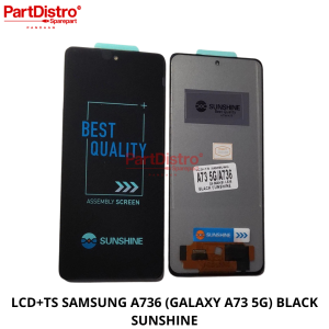 SUNSHINE LCD+TS Samsung A736 Galaxy A73 5G Hitam Kualiti Terbaik Layar Sentuh & Skrin LCD Original