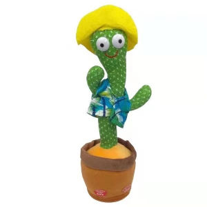 COD Mainan Kaktus Bergoyang Dancing Cactus Boneka Kaktus Goyang dan Bicara Kaktus Joget Ngomong