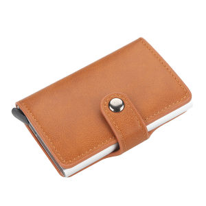 BAELLERRY K9122 DOMPET KARTU LONTAR RFID ANTI RIBET BANYAK SLOT DENGAN KANCING PENGUNCI BAELLERRY FACTORY OUTLET
