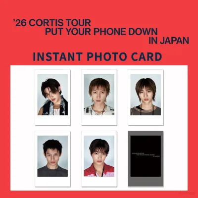 ZJT HK2 5PCS/Set CORTIS LOMO Card TOUR PUT YOUR PHONE DOWN IN JAPAN Postcards Collection Star Peripheral KH2 JTZ