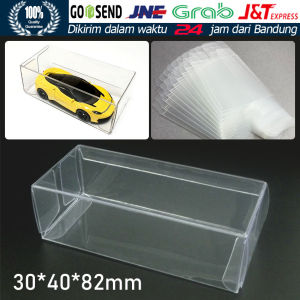 Box Mika Bening Kotak Kado PVC Plastik Tempat Display Diecast 1:64 Anti Debu 30*40*82mm (Untuk Hotwheels)