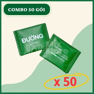 Đường gói nhỏ 5gram Roplus Coffee tiện lợi dùng uống cà phê trà đá đường set 50 gói Mixmore