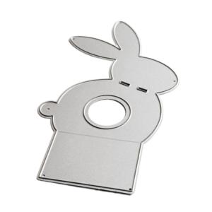 Metal Cutting Dies Easters Rabbits Die Cuts Templates Molds Embossing Stencils for Album Scrapbooking Paper Decoration