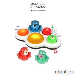 Infantino | Maya & Friends Baby Musical Light Up Drum Set