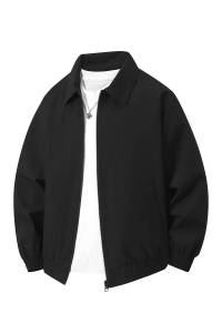 แจ็คเก็ตผู้ชายแฟชั่นราคาคุ้ม ซิปหน้าใช้งานสะดวก  คอปกดูดี ผ้าโพลีเอสเตอร์ใส่แล้วเบาสบาย ระบายอากาศดี กระเป๋าคู่ด้านหน้า ส่งทั่วไทย เสื้อแจ็คเก็ตผู้ชายคุณภาพ ราคาสบายกระเป๋า คอปกเรียบง่าย ผ้าโพลีเอสเตอร์เบาสบาย ระบายอากาศได้ดี ไม่มีซับใน มีกระเป๋า 2 JK056
