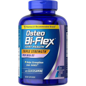 Osteo Bi-Flex Triple Strength Joint Health 200 Coated Tablets Glucosamine Chondroitin Joint Shield Ease Knee Stiffness Soreness Improve Mobility For Elderly Seniors Daily Cartilage Support Supplement
