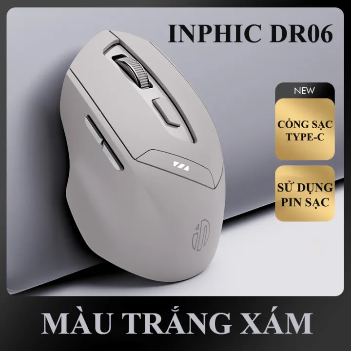 Chu%E1%BB%99t%20kh%C3%B4ng%20d%C3%A2y%20bluetooth%20ki%C3%AAm%20wireless%20INPHIC%20DR6%20Silent%20kh%C3%B4ng%20ti%E1%BA%BFng%20click%20(m%C3%A0u%20x%C3%A1m%20tro)%20-%20Image%202