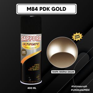 Sapporo Ultimate M84 PDK Gold / Sapporo Ultimate / Cat Semprot / Cat Aerosol Terbaik / Sapporo Spray / Sapporo