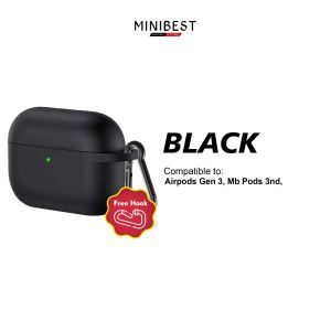 MINIBEST HANYA CASING Case Casing MB Pods 3rd Generation Premium Silicone Softcase Free Hook byMinibest Indonesia