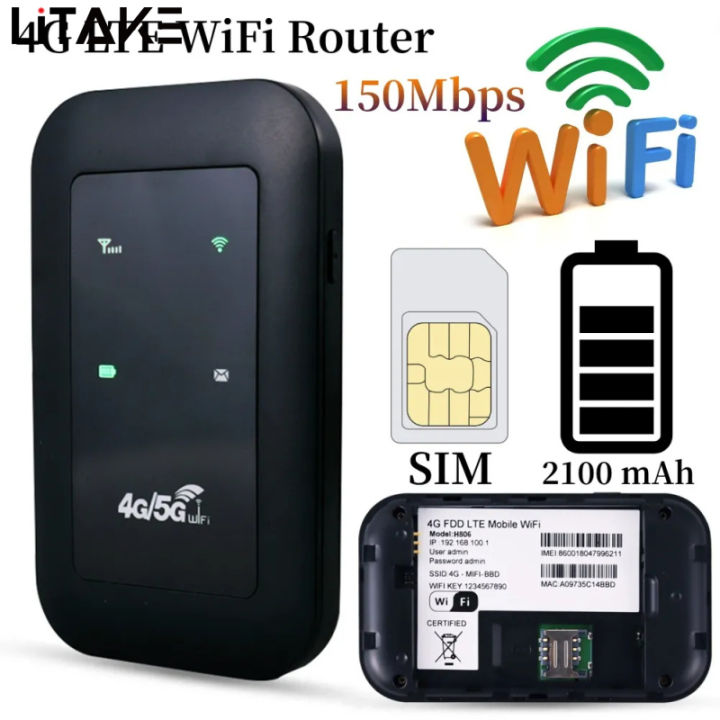 Portable WiFi 150Mbps LTE USB Portable Router Pocket Mobile