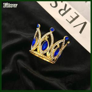 Fitow Princess Small Tiaras For Bridal Wedding Flower Decoration Cake Crown Topper Girls Birthday Gift Jewelry Accessories
