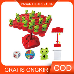 Mainan Anak TREE FROG BALANCED Mainan Edukasi Balance Game Katak Puzzle Menyusun Keseimbangan