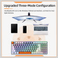 [จัดส่งภายใน 3 วัน]Machenike K500 Hot Swappable Mechanical Keyboard สามโหมดไร้สายบลูทูธ/2.4G/คีย์บอร์ดแบบมีสายคีย์บอร์ดเล่นเกม 90% คีย์ RGB Backlit wireless keyboard. 