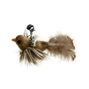 IPIE2 Colorful Simulated Bird Cat Stick Head Cat Teaser Stick Suction Cup Teaser Toy Cat Teaser Stick Replacement Head Kitten Playing Toy Plush Cat Playing Teaser Wand Relieve Boredom