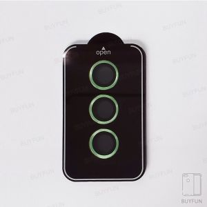 Pelindung Lensa Kamera Tempered Glass Ring untuk Samsung Galaxy A15/A25/A35/A55/A75 4G/5G - Hitam