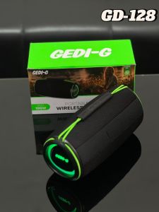 ลำโพงบลูทูธ รุ่น GD-128 มีสายหิ้วพกพาง่าย รองรับAUX TF USB P.M.P.O 100W เสียงดีเบสแน่น กำลังขับ15W ความจุแบตเตอรี่2000mAh x 2 7.4V ลำโพงยอดฮิต