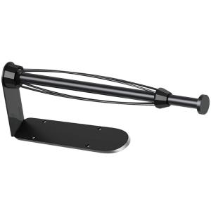 Convenient Wall Mounted Paper Towel Rack Adhesive Paper Towel Hold Space Saving Solution Steel for Kitchen & Bathroom