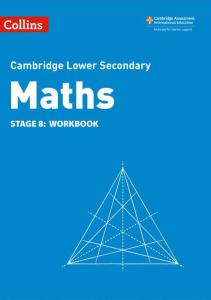 CAMBRIDGE LOWER SECONDARY MATHS WORKBOOK: STAGE 8 2ND EDITION - 9780008378578 - HARPER COLLINS - SPEEDBOOKS.MY