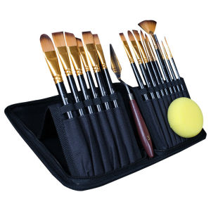 Art Brush Set Kuas Lukis BRS-12 SET Kuas Alat Lukis Set Lengkap Mixing